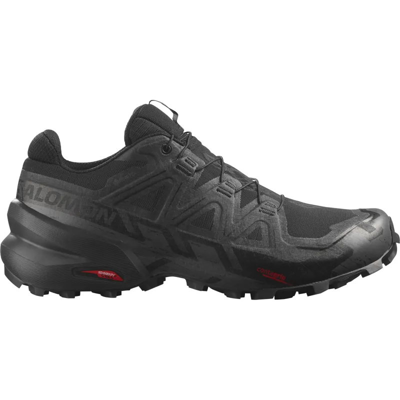Salomon Speedcross 6 GTX Men's Trail Running Shoe in Black/Black/Phantom